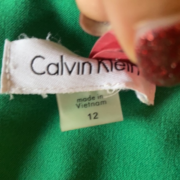 Calvin Klein sleeveless ruffle dress - Picture 3 of 4